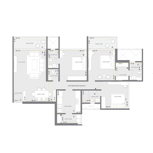 Tower C - 3 Bed Prima (Type 2)